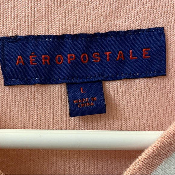 Aeropostale pink varsity stripe jacket - Picture 3 of 3